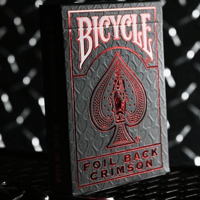 Bicycle Rider Back Crimson / Cobalt Luxe Version 2 by US Playing Card Co - Brown Bear Magic Shop