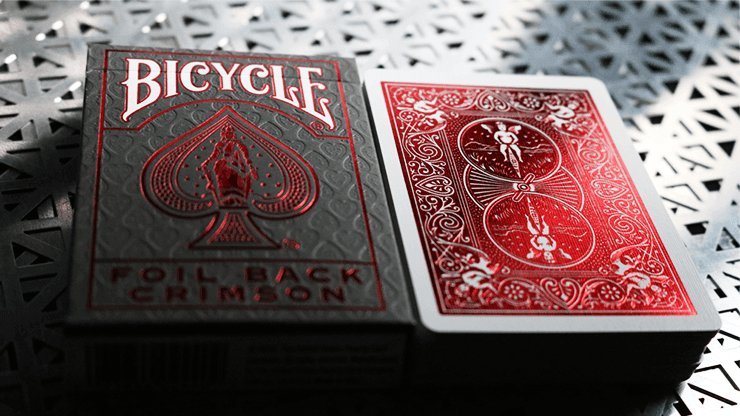 Bicycle Rider Back Crimson / Cobalt Luxe Version 2 by US Playing Card Co - Brown Bear Magic Shop