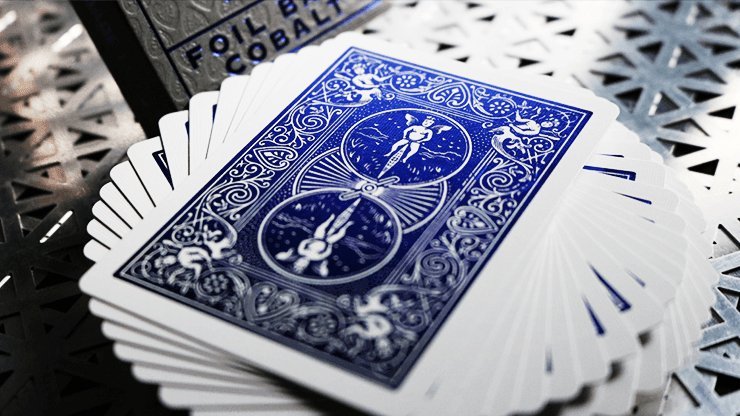 Bicycle Rider Back Crimson / Cobalt Luxe Version 2 by US Playing Card Co - Brown Bear Magic Shop