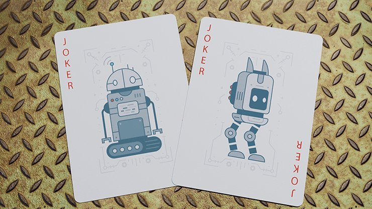 Bicycle Robot Playing Cards (Factory Edition) - Brown Bear Magic Shop