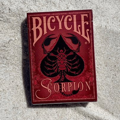 Bicycle Scorpion Playing Cards - Brown Bear Magic Shop