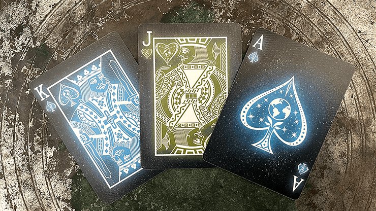Bicycle Starlight Earth Glow Playing Cards by Collectable Playing Cards - Brown Bear Magic Shop