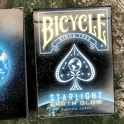 Bicycle Starlight Earth Glow Playing Cards by Collectable Playing Cards - Brown Bear Magic Shop