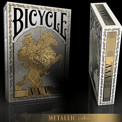 Bicycle VeniVidiVici Metallic Playing Cards by Collectable Playing Cards - Brown Bear Magic Shop