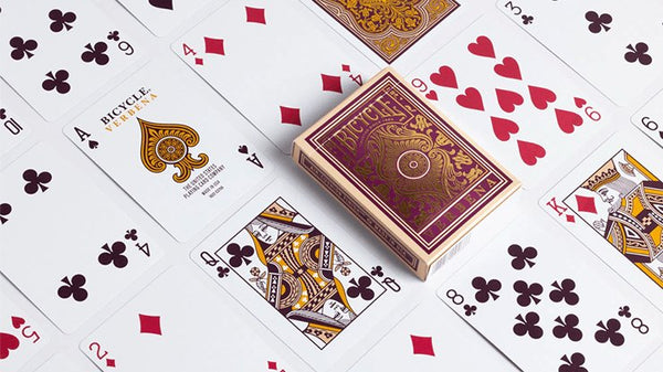 Bicycle Verbena Playing Cards - Brown Bear Magic Shop