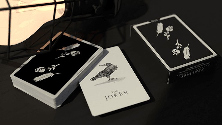 Black Remedies Playing Cards by Madison x Schneider - Brown Bear Magic Shop