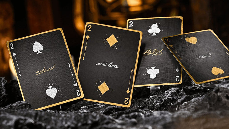 Black Requiem Playing Cards - Brown Bear Magic Shop