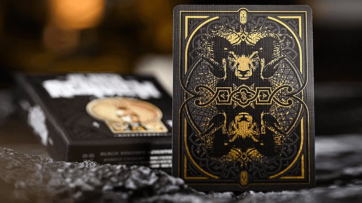 Black Requiem Playing Cards - Brown Bear Magic Shop