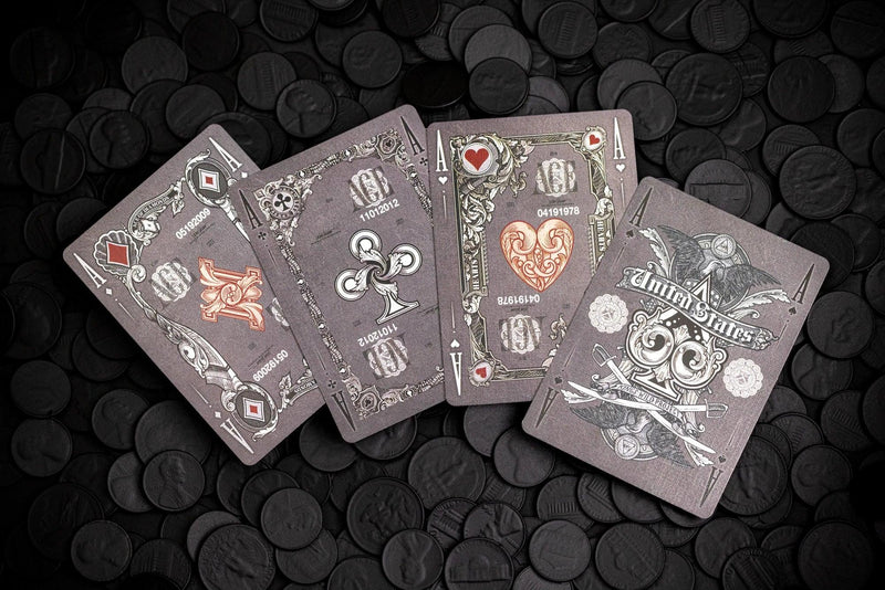 BLACK RESERVE NOTE - Playing Cards by Kings Wild Project - Brown Bear Magic Shop
