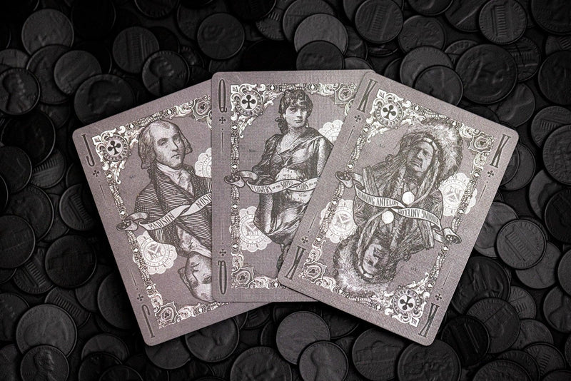 BLACK RESERVE NOTE - Playing Cards by Kings Wild Project - Brown Bear Magic Shop