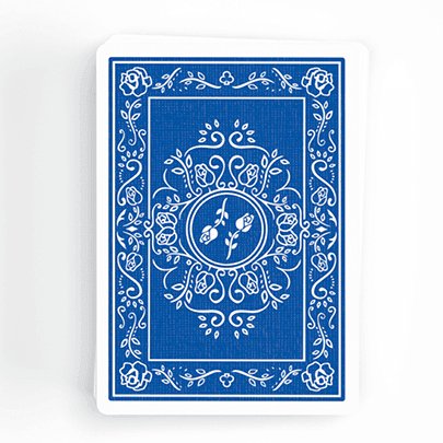 Black Roses Blue Magic Playing Cards - Brown Bear Magic Shop