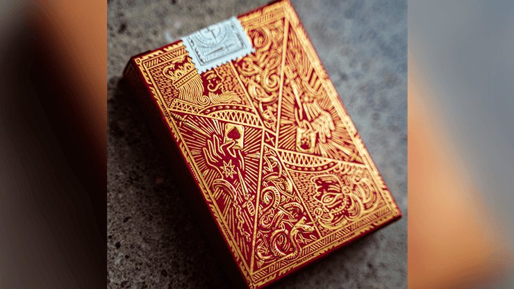 Blood Red Edition V3 Playing Cards by Joker and the Thief - Brown Bear Magic Shop