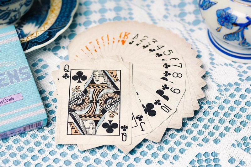 Blue Kittens Playing Cards by Daniel Madison - Brown Bear Magic Shop