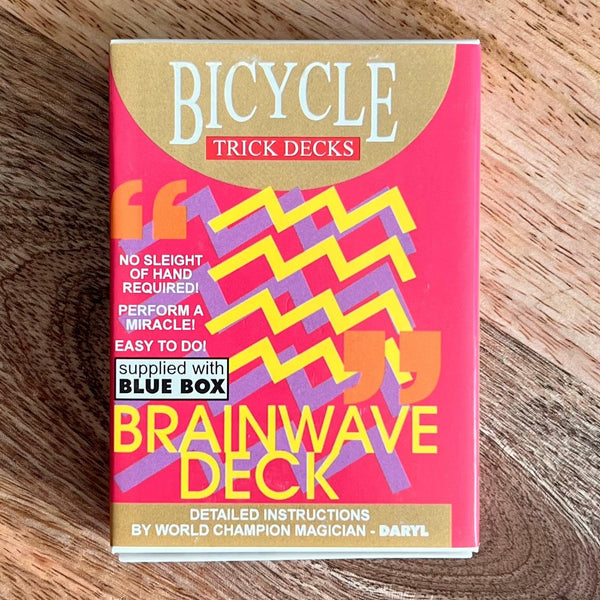 Brainwave Deck Bicycle - Trick - Brown Bear Magic Shop