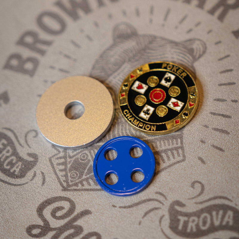 BRASS BUTTONS SILVER EDITION by Matthew Wright - Brown Bear Magic Shop