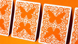 Butterfly Worker Marked Playing Cards (Orange) by Ondrej Psenicka - Brown Bear Magic Shop