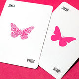 Butterfly Worker Marked Playing Cards (Pink) by Ondrej Psenicka - Brown Bear Magic Shop