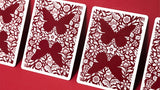 Butterfly Worker Marked Playing Cards (Red) by Ondrej Psenicka - Brown Bear Magic Shop