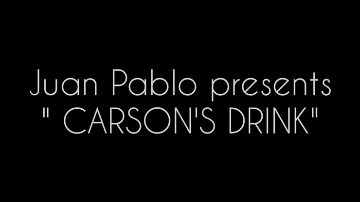 CARSON'S DRINK by Juan Pablo - Brown Bear Magic Shop