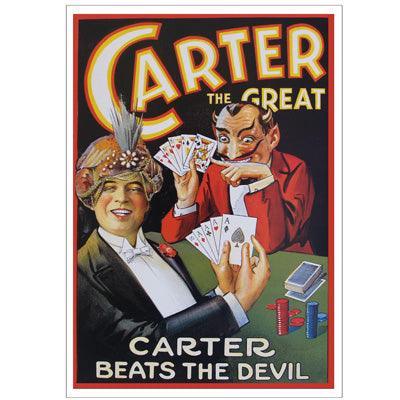 Carter Beats The Devil Poster - Brown Bear Magic Shop