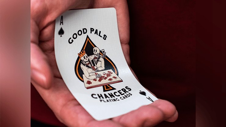 Chancers Playing Cards Black Edition by Good Pals - Brown Bear Magic Shop