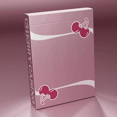 Cherry Casino Flamingo Quartz (Pink) Playing Cards By Pure Imagination Projects - Brown Bear Magic Shop