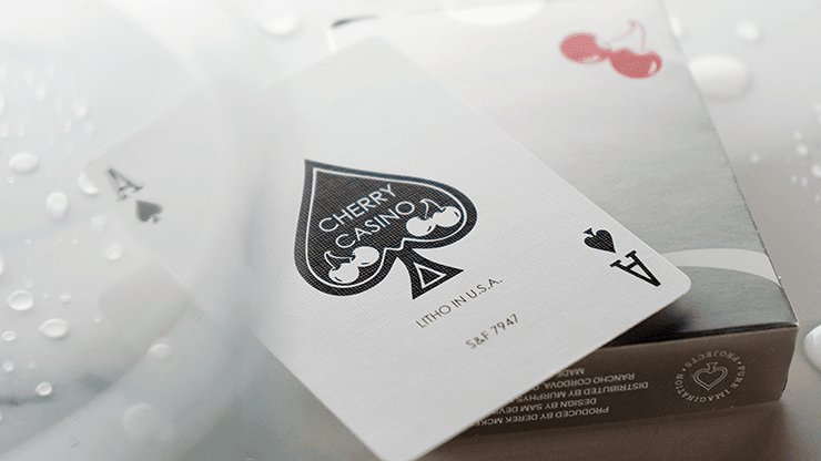 Cherry Casino Playing Cards - McCarran Silver - Brown Bear Magic Shop