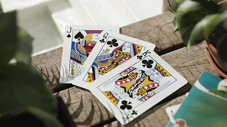 Cherry Casino Playing Cards - Tropicana Teal - Brown Bear Magic Shop