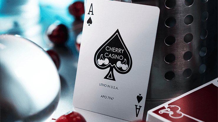 Cherry Casino (Reno Red) Playing Cards By Pure Imagination Projects - Brown Bear Magic Shop