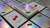 Cherry Casino Sands Mirage Holographic Playing Cards - Brown Bear Magic Shop