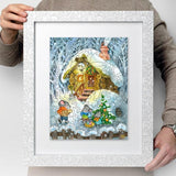 Christmas with friends, 90 wooden puzzles - DaVICI - Brown Bear Magic Shop