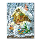 Christmas with friends, 90 wooden puzzles - DaVICI - Brown Bear Magic Shop