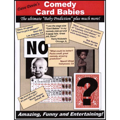 Comedy Card Babies (Large) by Dave Devin - Brown Bear Magic Shop