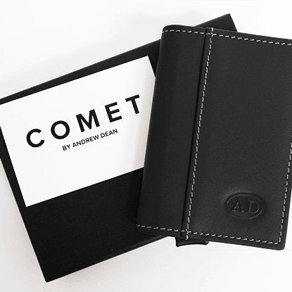 Comet Brown Leather Gold Shell by Andrew Dean - Brown Bear Magic Shop