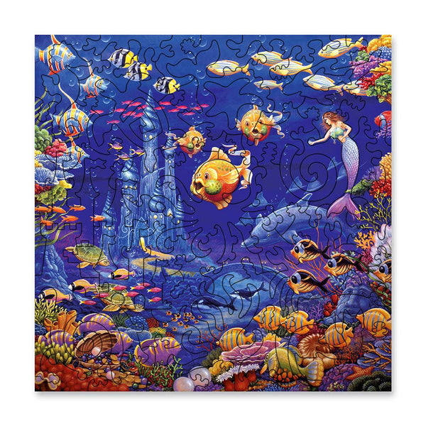 Coral Castle, 65 wooden puzzles - DaVICI - Brown Bear Magic Shop