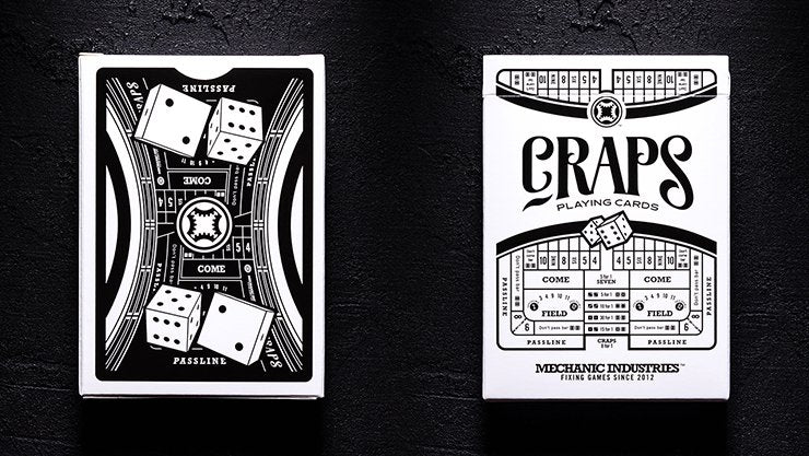Craps Playing Cards by Mechanic Industries - Brown Bear Magic Shop