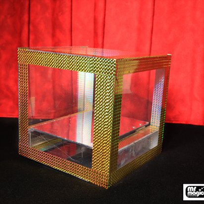 Crystal Flash Appearance Box (8" x 8" x 8") by Mr. Magic - Brown Bear Magic Shop