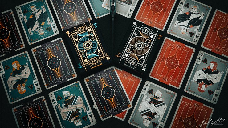Cyberware Playing Cards - ROUGE - Brown Bear Magic Shop