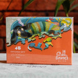 Dachshund, 45 wooden puzzles - DaVICI - Brown Bear Magic Shop