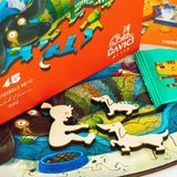 Dachshund, 45 wooden puzzles - DaVICI - Brown Bear Magic Shop