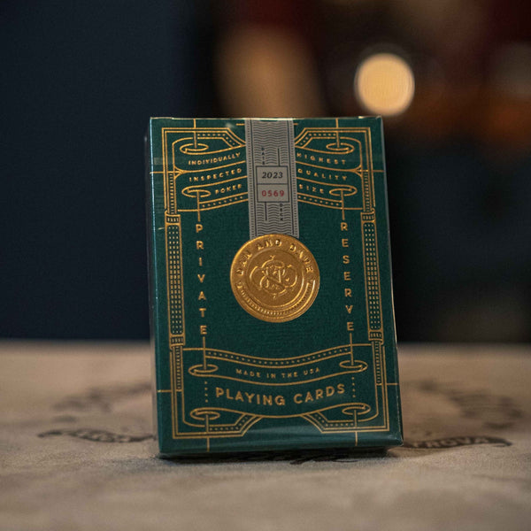 Dan & Dave Private Reserve Playing Cards (Green) - 2023 Edition - Brown Bear Magic Shop