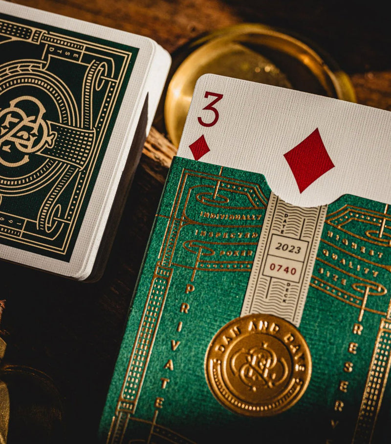 Dan & Dave Private Reserve Playing Cards (Green) - 2023 Edition - Brown Bear Magic Shop