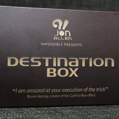 DESTINATION BOX by Jon Allen - Brown Bear Magic Shop