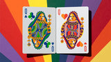 DKNG Rainbow Wheels Playing Cards by Art of Play - Brown Bear Magic Shop