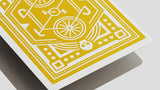 DKNG Yellow Wheel Playing Cards by Art of Play - Brown Bear Magic Shop