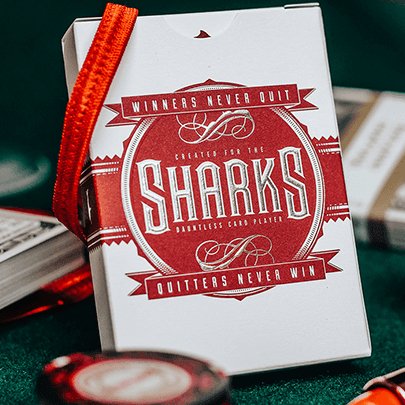 DMC Shark V2 Playing Cards - Brown Bear Magic Shop