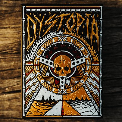 Dystopia Playing Cards - Brown Bear Magic Shop