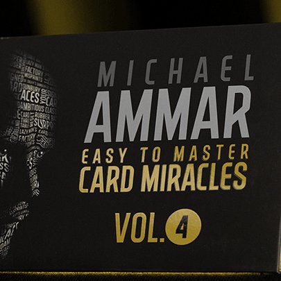 Easy to Master Card Miracles - Volume 4 by Michael Ammar - Brown Bear Magic Shop
