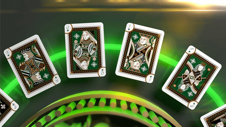 Emerald Princess Edition Playing Cards by Grandmasters - Brown Bear Magic Shop
