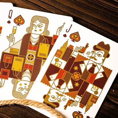 Empire City Manhattan Sunrise Edition Playing Cards - Brown Bear Magic Shop